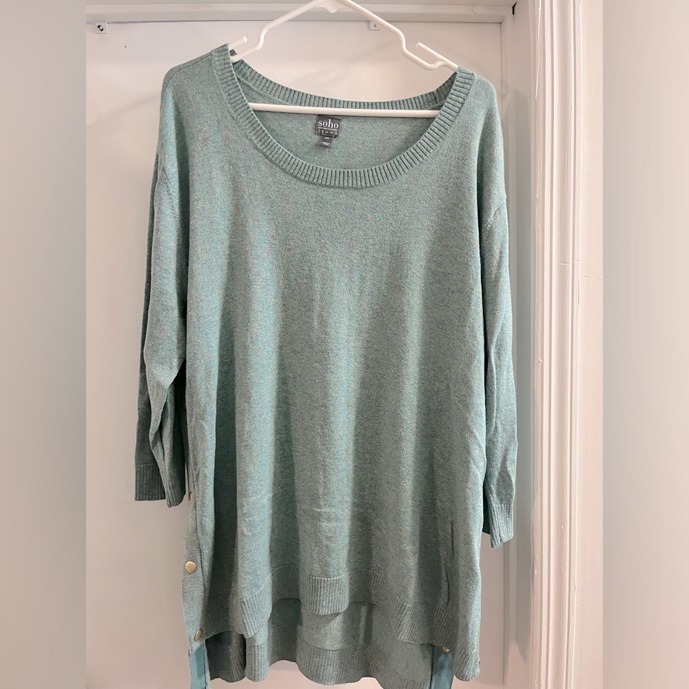NY and Co Soho Jeans Tunic Sweater